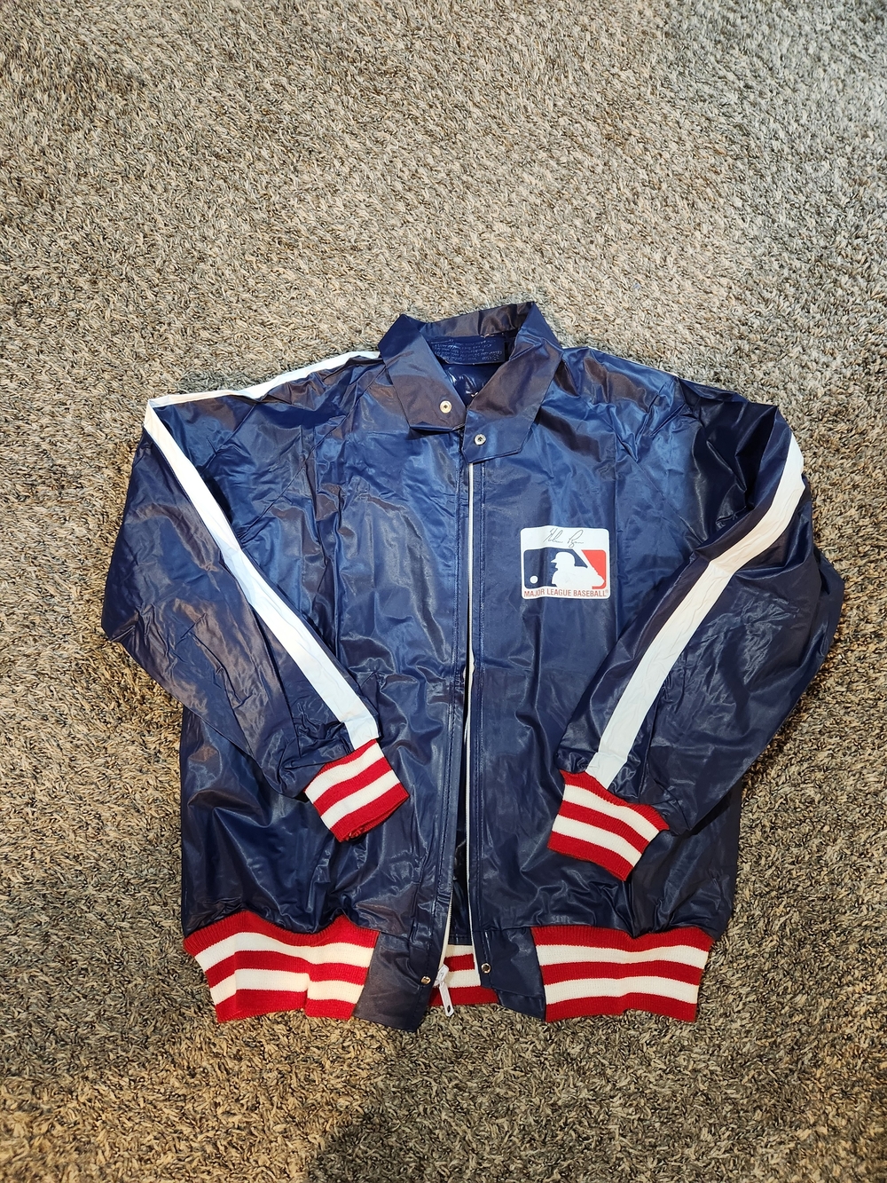 Vintage MLB Nolan Ryan Rain Jacket Men Small